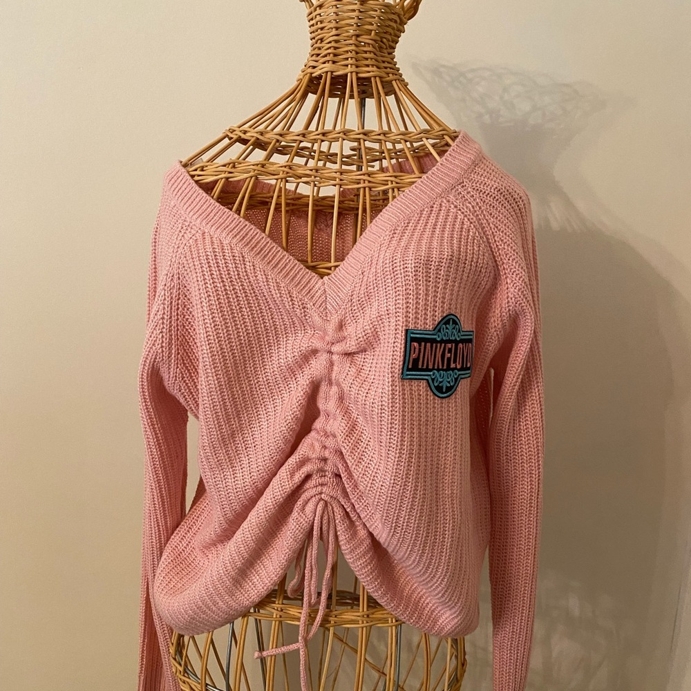 Pink Floyd off shoulder sweater
